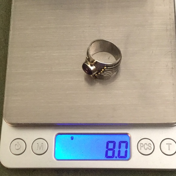 925SterlingSilverW/14KGoldAccents& 2.9 ctwAmythest - Picture 8 of 8